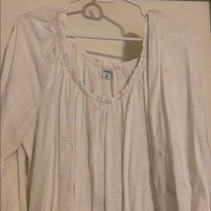 Off shoulder pineapple shirt